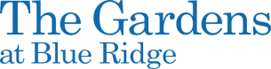 The Gardens at Blue Ridge logo text